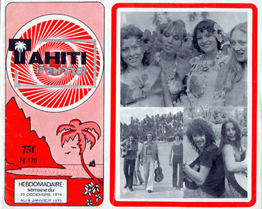 Tahitirama : journal de Tahiti, avec les Parisiennes, le groupe Petit Matin, Annie Nobel et Philippe Richeux