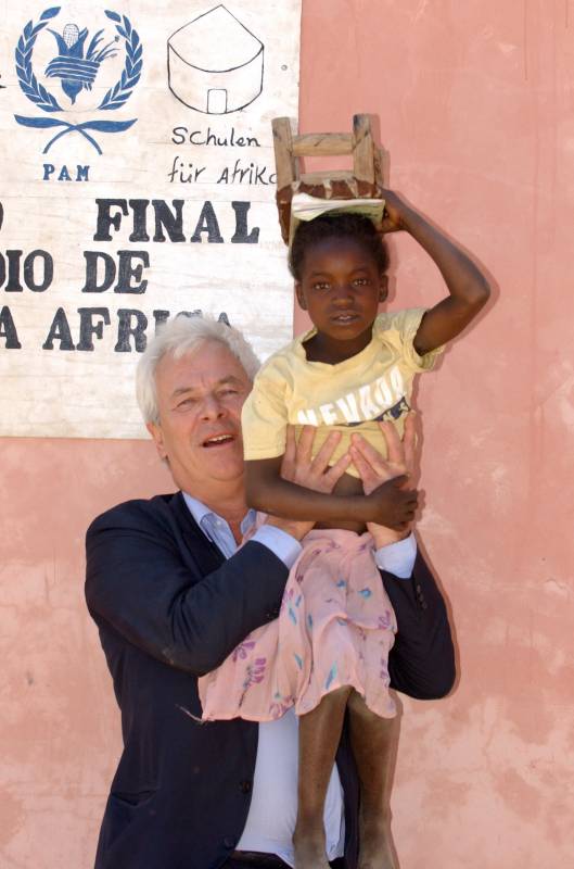 Peter Kramer en Angola, juillet 2005